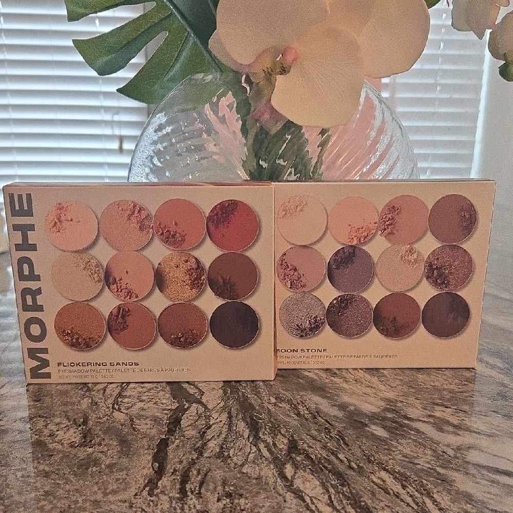 Morphe Eyeshadow Palette Duo - Earthy and Neutral Tones
